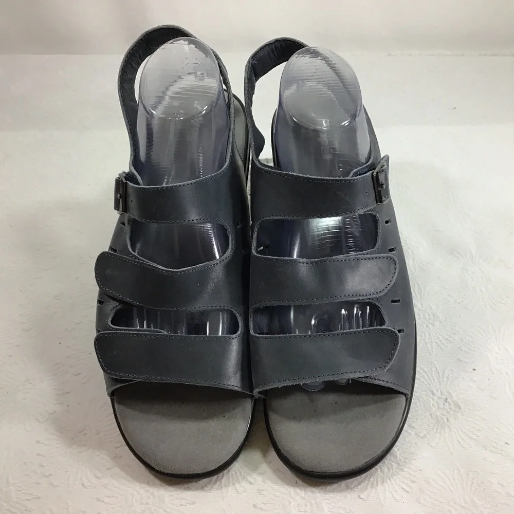 Propet Breeze Walker Light Blue Slingback Leather Sandal - Picture 2 of 11